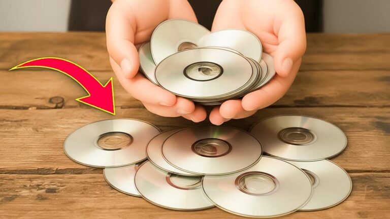 10 kreatywnych pomysłów na nowoczesne wykorzystanie starych płyt CD