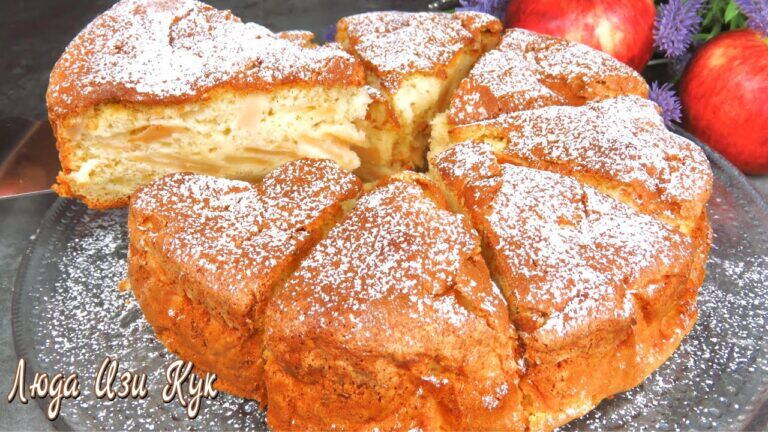 Tarta jabłkowa [APPLE SHARLOTKA] [APPLE CHARLOTTE] Przepis Luda Easy Cook