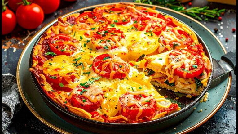 Pizza z cukinii 🍕 Doprowadza wszystkich do szaleństwa! Zawsze będziesz robić ten przepis!